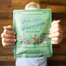 Mountain Valley mix features Echinacea purpurea and Forget-Me-Not for shade
