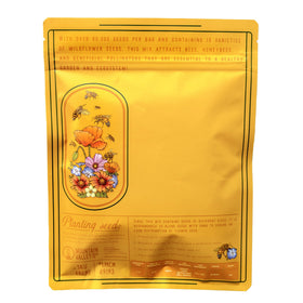 Mountain Valley Save the Bees mix resealable packet for easy storage.