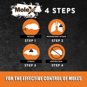 MouseX MoleX 8 oz bag on display for home use.