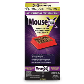 MouseX rodent tray four-pack front view for quick setup