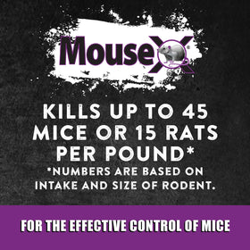 MouseX throw pack design offers easy use with no mixing required.