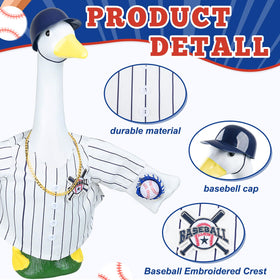 MOVINPE goose holding a bat captures game-day energy on your front yard.