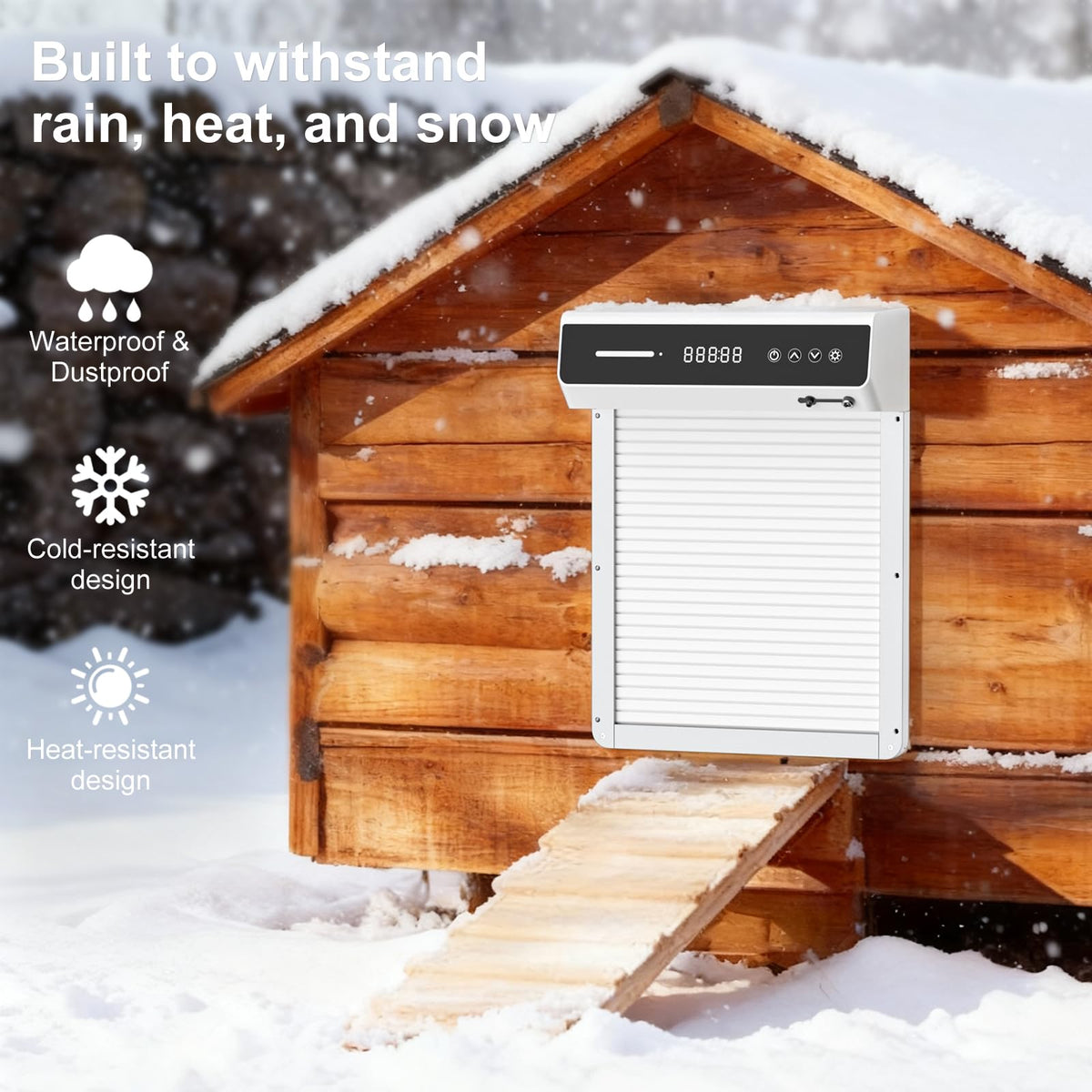 Mowei quick-install design enables easy setup for any coop.