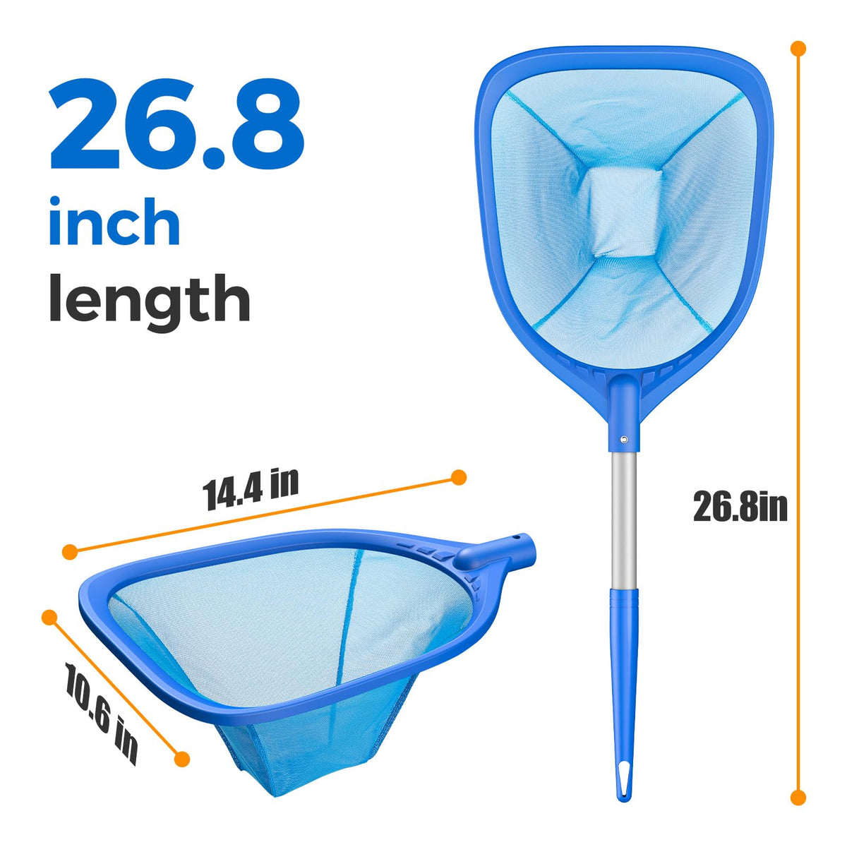 Mowend aluminum pole thick 11-8 inch provides stable, fast cleaning