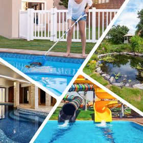 Mowend compact hanging design keeps pool area tidy and organized.