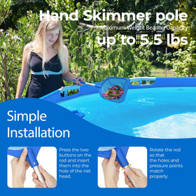 Mowend hook design enables easy storage and quick use