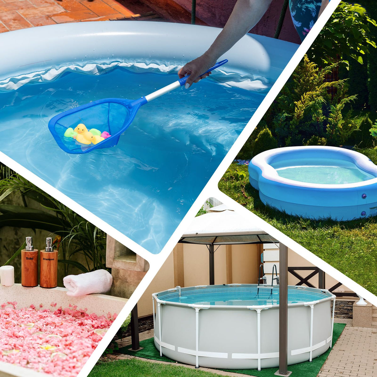 Mowend hot tub spa accessory keeps spa tidy after use