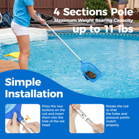 Mowend hot tub and spa cleaner attachment for tidy water features.