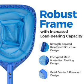 Mowend non-deformable PP net keeps its shape during cleaning.