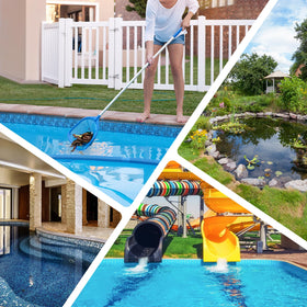 Mowend pond debris remover for fountains keeps water sparkling.