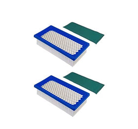 MOWFILL 691643 air filter with pre-filter in a 2-pack for easy replacement
