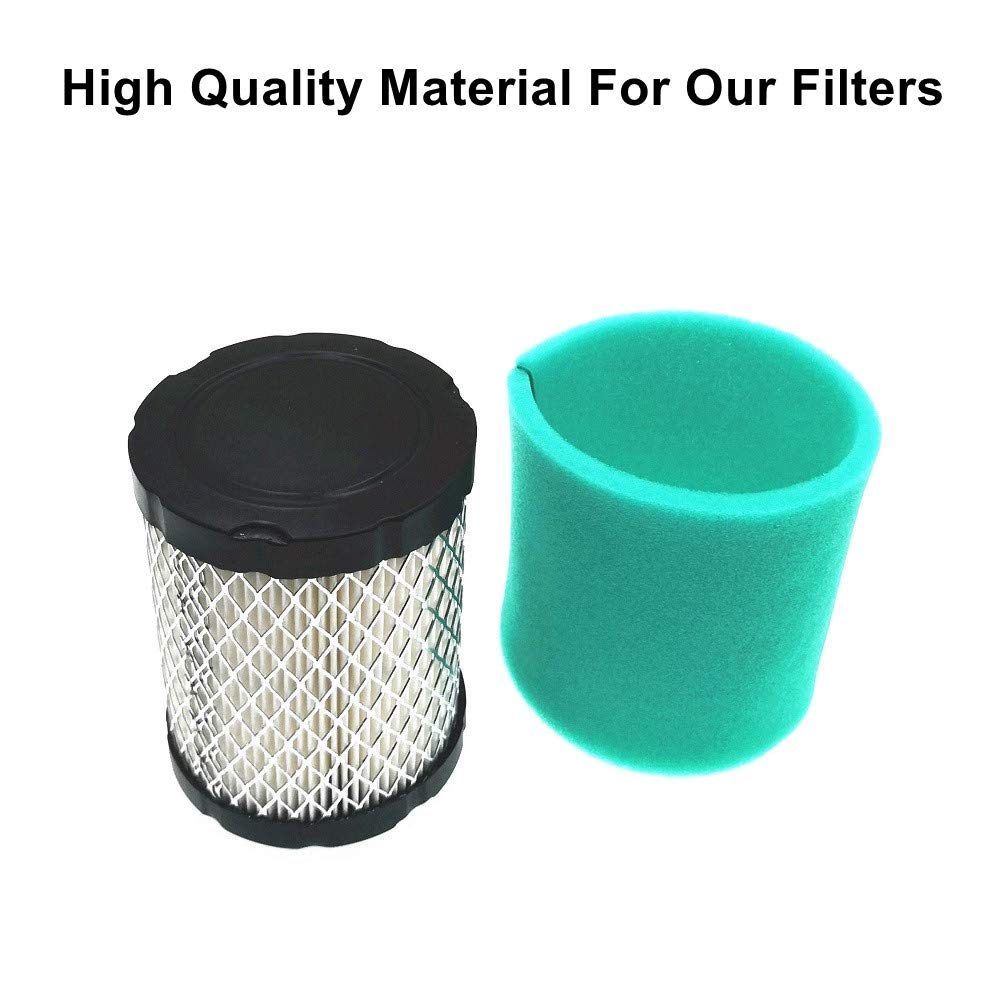 MOWFILL air cleaner element 2-pack for lawn mowers; ready replacements save time.