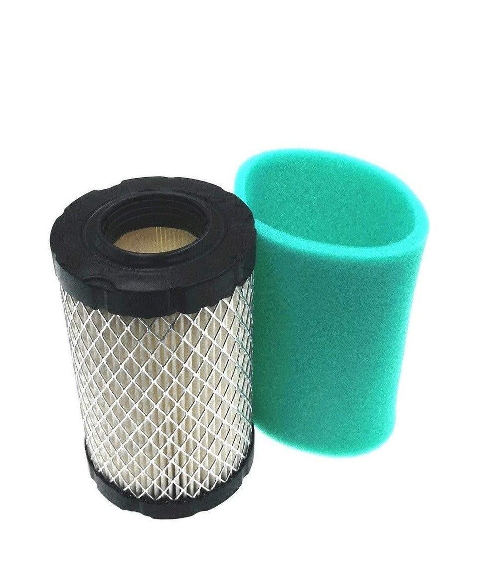 MOWFILL air filter for compatible engines, visual focus on the filter element, improves airflow and protection.