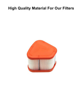 Packaging of MOWFILL air filter with included pre-filter