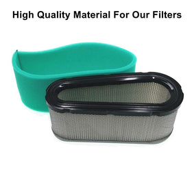 MOWFILL foam pre-filter with dimensions for easy fitting