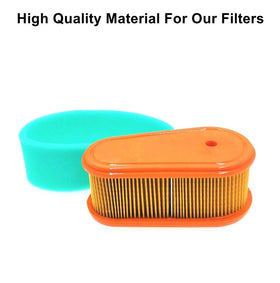 MOWFILL air filter installed on lawn mower for easy maintenance