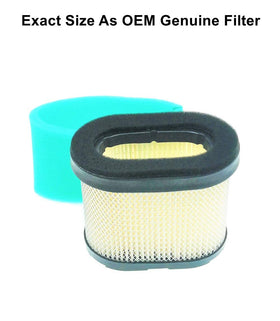 MOWFILL wide-compatibility air cleaner element for Intek 121600 and John Deere engines