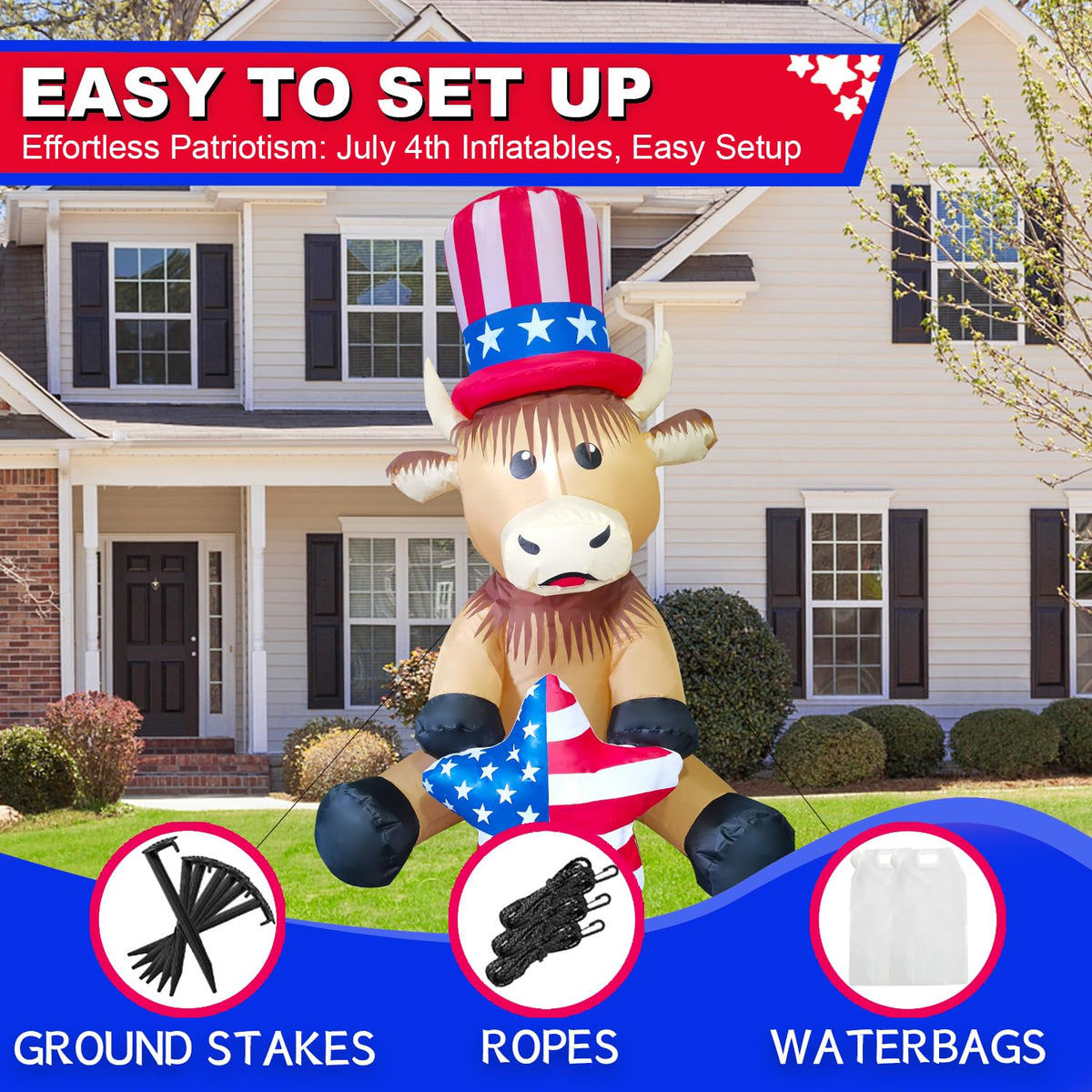 Mowholm yard decoration for patriotic parties and celebrations