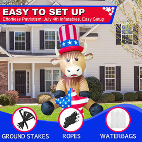 Mowholm yard decoration for patriotic parties and celebrations