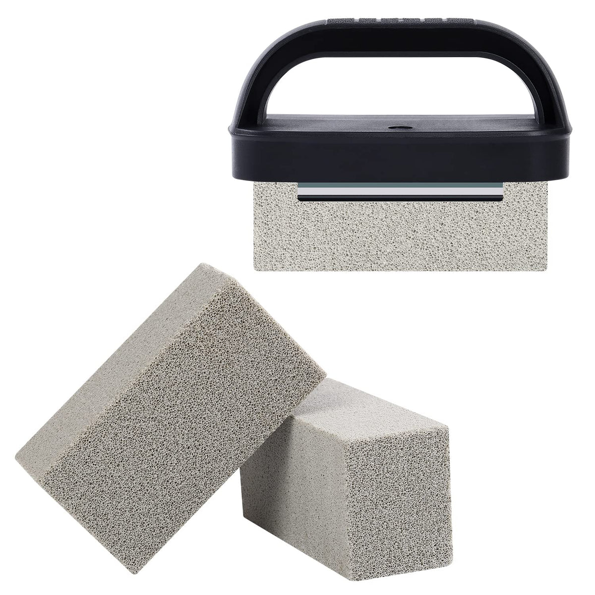 MOWOT Blackstone cleaning brick with handle for safe griddle scrubbing