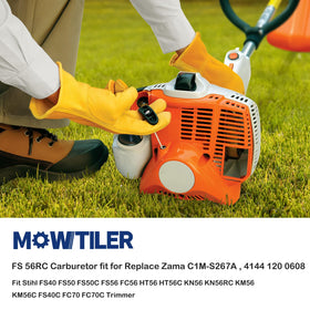 Mowtiler carburetor compatible with Stihl FS40 and FS50 series