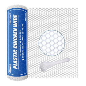 Moyios heavy-duty chicken wire mesh roll for easy balcony fencing and garden projects.