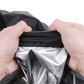 Moyubath lawnmower cover tear-resistant 420D fabric for durability.