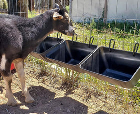Mozoba secure-mount clips and screws keep the trough steady