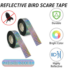 MP mypole bird scare tape ribbon sun reflection highlights high visibility deterrence