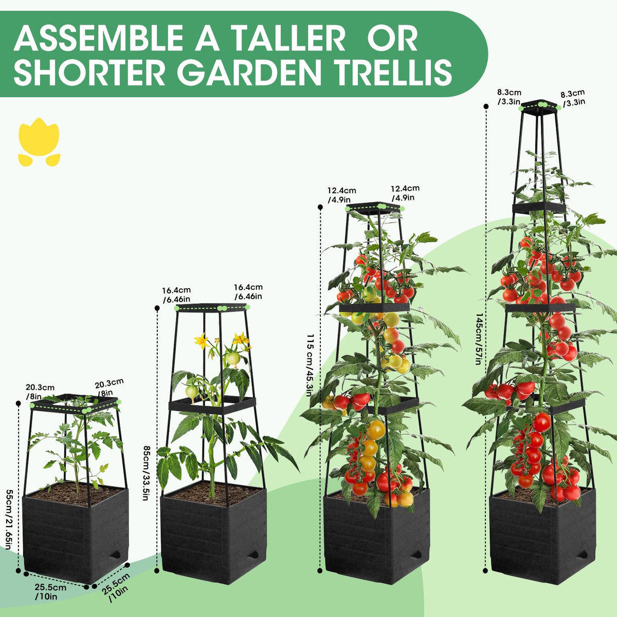 MQFORU suitable for indoor or outdoor use, year-round gardening.