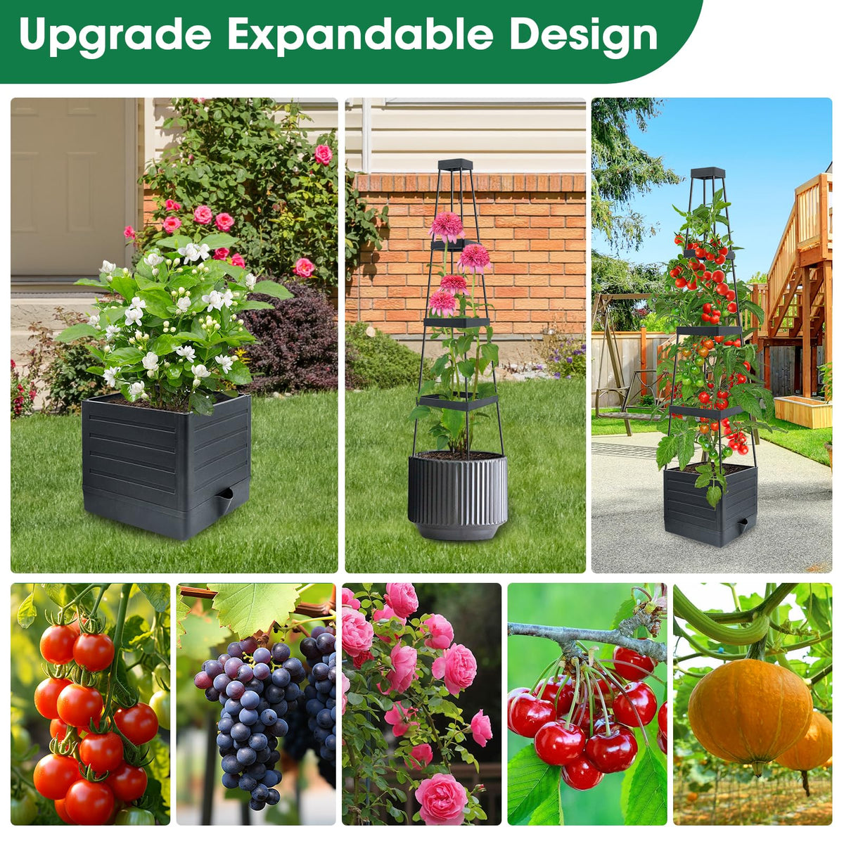 MQFORU space-saving climbing plants solution fits small balconies and patios