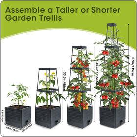 MQFORU easy-assembly tomato planter with secure buckle joints.
