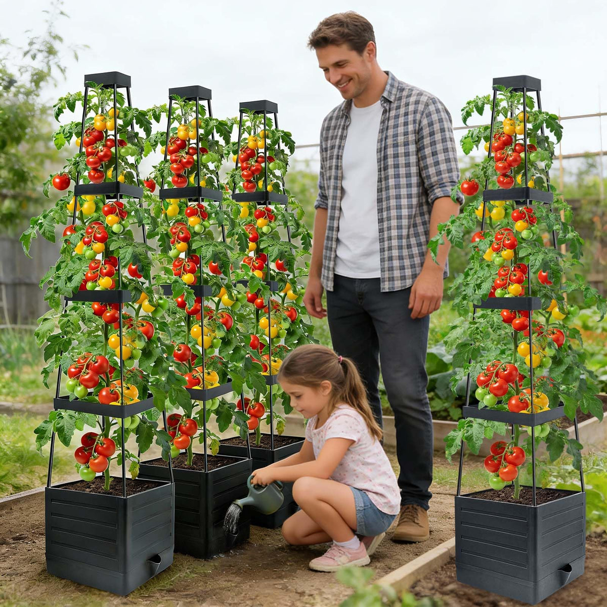 MQFORU premium PP material garden bed resists fade and weathering