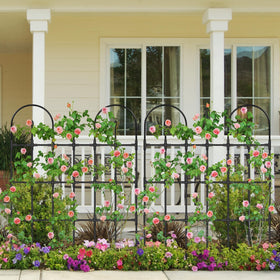 MQHUAYU 47-2in high by 35-4in wide trellis enhances climbing space