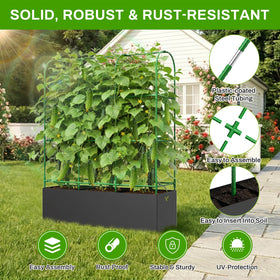 MQHUAYU climbing netting provides steady grip for climbing plants