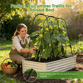 MQHUAYU cucumber trellis easy install with cross connectors