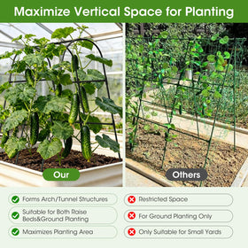 MQHUAYU cucumber trellis versatile plant support for various vines