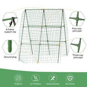 MQHUAYU durable metal frame with PE coating resists outdoor rust