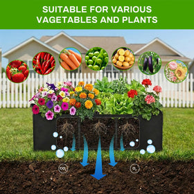 MQHUAYU heavy-duty steel trellis frame ensures durable season-after-season support