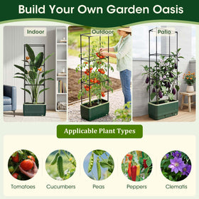 MQHUAYU indoor/outdoor garden solution for vines and vegetables.