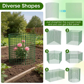 MQHUAYU rabbit-squirrel protection cloche guards delicate veggies from common pests.