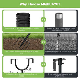 MQHUAYU rust resistant coating withstands rain and snow