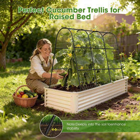 Rustproof stainless core with protective coating helps resist oxidation and protect plants.