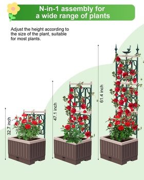 MQHUAYU self-watering reservoir keeps soil moist for roots.