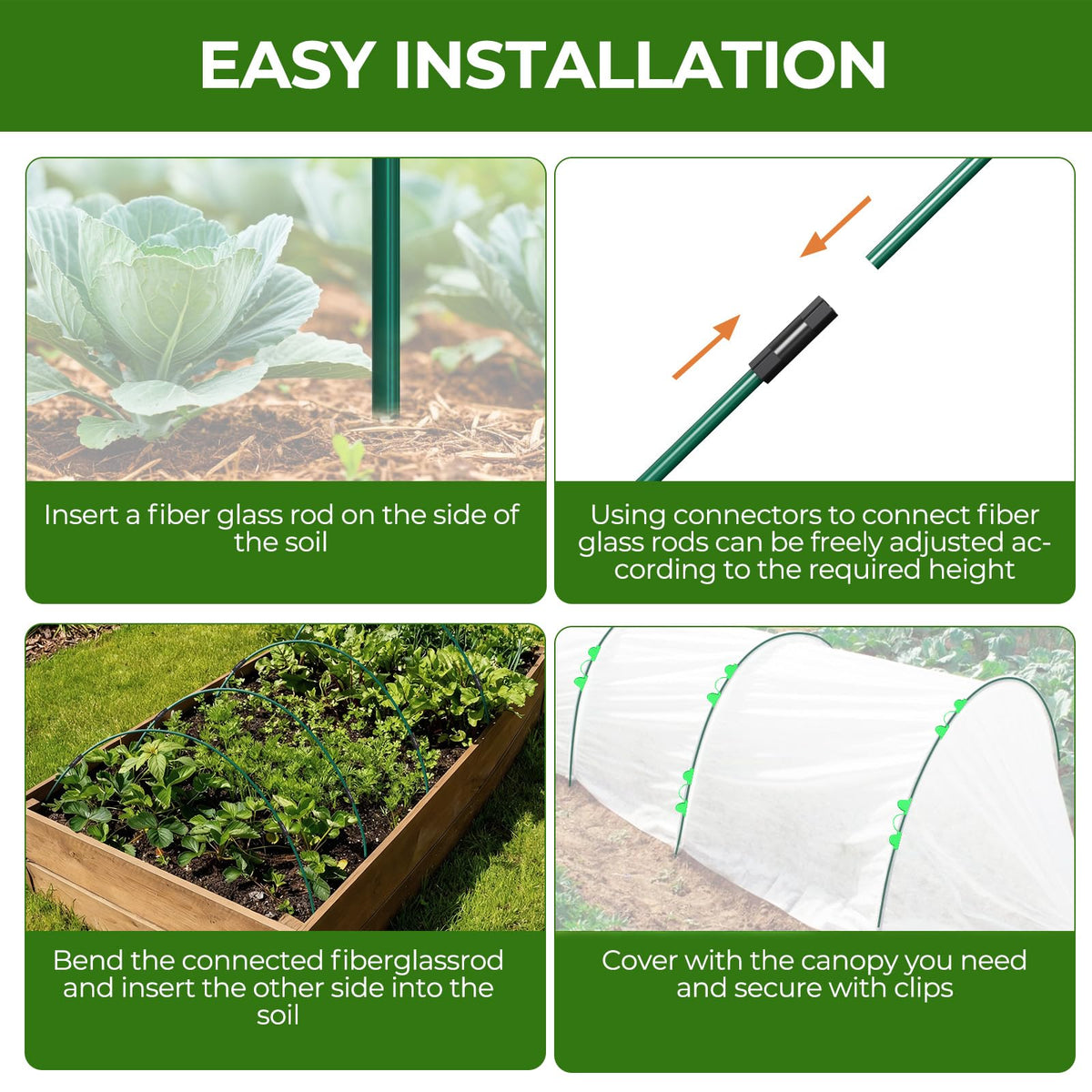 MQHUAYU soil insertion setup demonstrates simple installation.