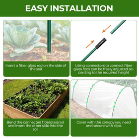 MQHUAYU soil insertion setup demonstrates simple installation.