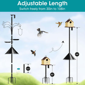 MQHUAYU squirrel baffle blocks climbing pests while protecting food.