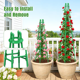 MQHUAYU textured side rails guide vines without extra ties.