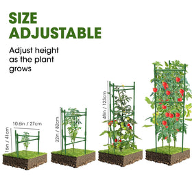 MQHUAYU spacious square design gives plants room to spread and photosynthesize.