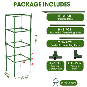 MQHUAYU versatile tomato rack fits home gardens, farms, greenhouses.